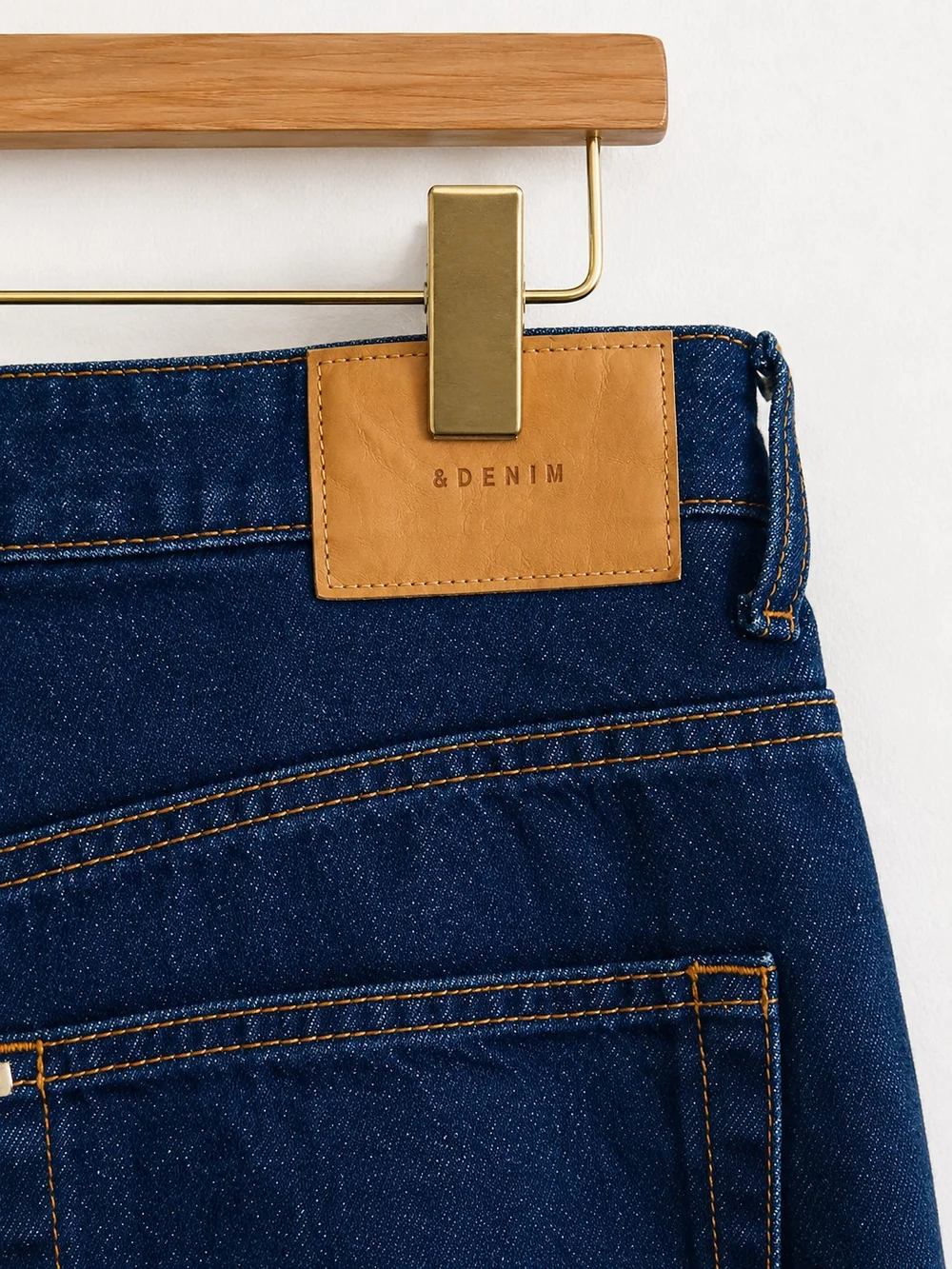 &Denim Women’s Baggy Bermuda Shorts Size 4 Dark Wash High Waist Loose Fit